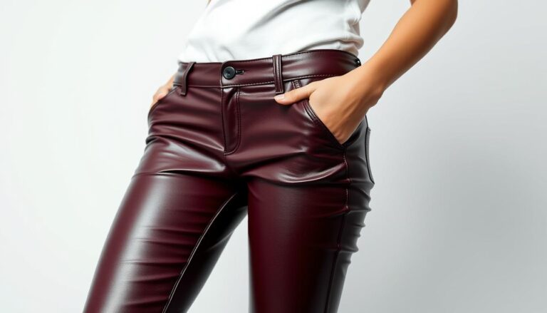 artificial leather pants